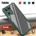 Tokifu OPPO F21 Pro Casing Hard Case Clear  Lens All-inclusive 4 Sides TPU Reinforced Corners Shockproof Back Cover. 
