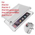 For iPad Air / Air 2 For iPad 9.7 6th generation / 5th generations Cover Case TPU Silicone Protective Clear Cover. 