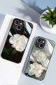 For Tecno Spark Go 2024 Hi Enjoy 60 Pro Cover Case glass Fashion Flower pattern Shockproof Camera Lens Protector Phone Cases. 