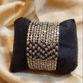 Silver bangles for women (with necklace). 