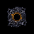 GT-Y octagonal restrictor plate gate for sanwa JLF joysticks arcade kit. 