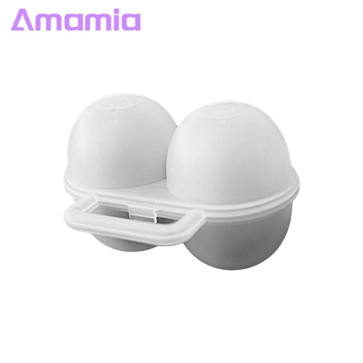 Amamia Egg Container Transparent Hiking Outdoor Egg Carrier Holder Box