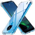 For Nokia 1.4 Back Cover Shockproof Transparent Soft TPU Silicone Protector Phone Case with Shock Absorption Bumper Corners. 