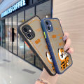 dienya For Asus Zenfone 4 Max Plus ZC554KL Case Frosted Transparent Hard Phone Case Cartoon Cute Tiger Side Edge Casing Full Cover Camera Silicone Softcase Pattern Shockproof Protection Cases. 