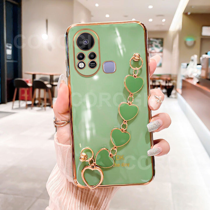 Maitus%20for%20Infinix%20Hot%2011s%20Back%20Cover%20with%20Love%20Heart%20Bracelet%20Fashion%20Chain%20Plating%20Shiny%20Bling%20Cases%20Soft%20Silicone%20Mobile%20Phone%20Case%20for%20Girls%20Boy%20-%20Image%204