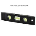 Mini Magnetic 3 Bubble Level Gradienter Horizontal Spirit Level 45 Degree Vertical Horizontal Ruler Measuring Ruler. 