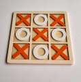 Tik Tak Toe Wooden Puzzle Game For Kids (Random Color) One Piece. 