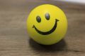 Happy Smiley Stress Reducing Hand Pressable  Soft Smile Balls Stress Relief Balls Kids Toys. 