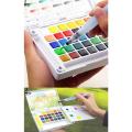1pc Water brush Water Tank Calligraphy Flat Brush Pen Soft Water Coloring Brush Pens For Painting Sketch Painting Water Soluble Pencils Markers - Imported. 