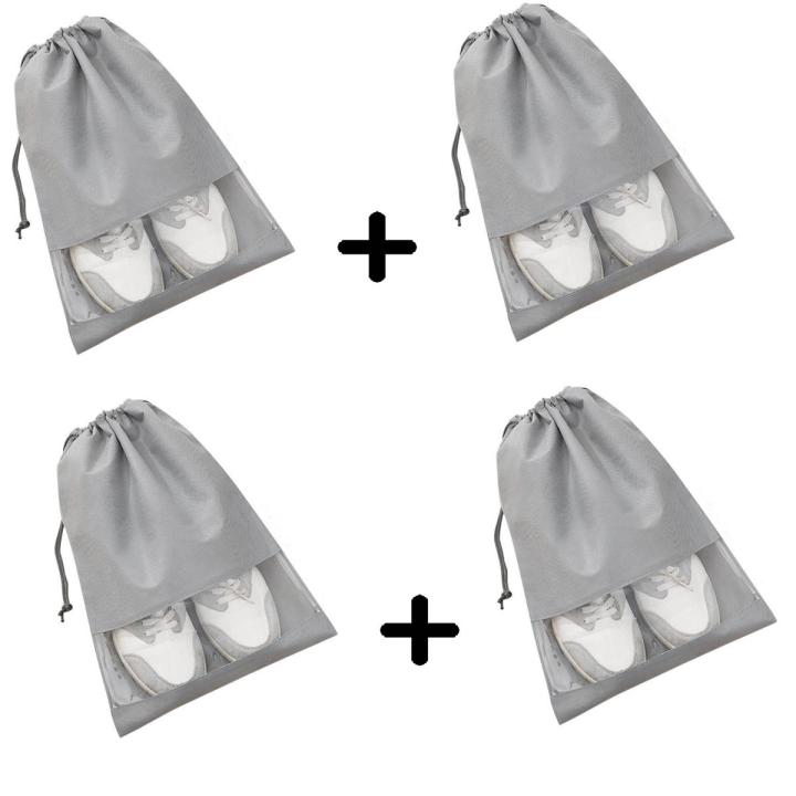 Travel Shoe Bags, Large Non-woven Drawstring Shoes Storage Bag Portable Waterproof Dustproof Pouch Packing Organizer For Men Women G 601099522265367