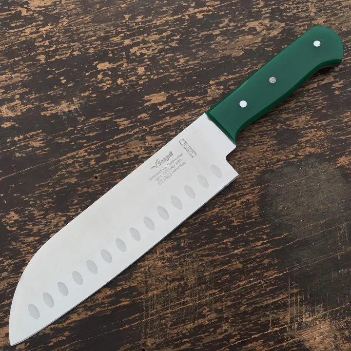 liz’s canteen - liz bair | instagram, facebook |... 7" Professional Chef’s Cutter – J2 Steel Precision Blade with 4" Green ...