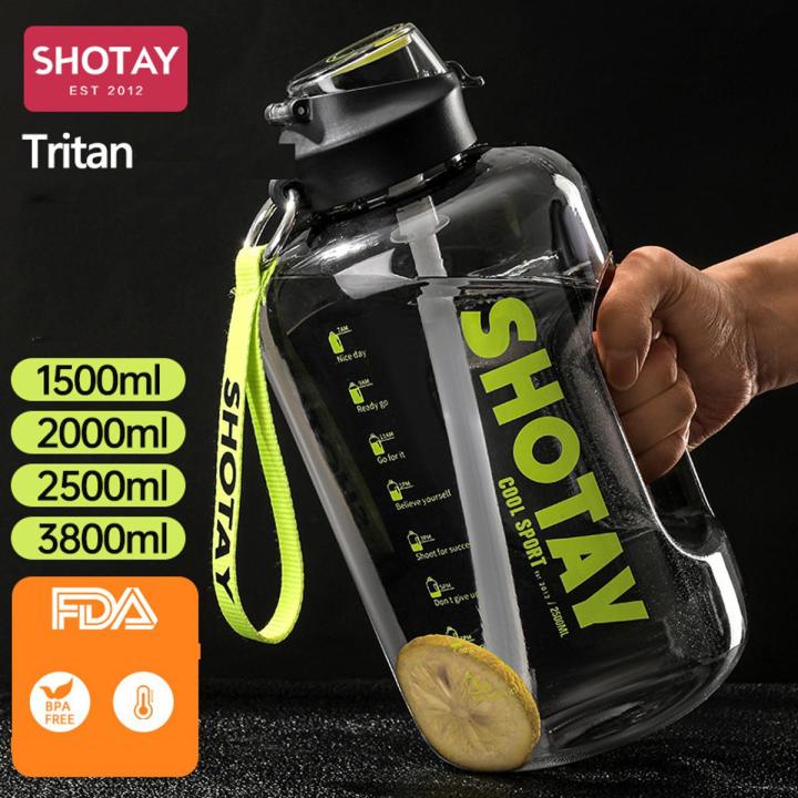 1.5L/2L/2.5L Tritan Sport Bottle Kettle Large GYM Bottle BPA FREE 1 Gallon Water Bottle Drink Waterbottle Water Bottl Cup