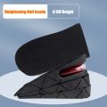 【HOT】 3-6Cm Height Increase Insoles For Men Women Elevator Shoes Cushion Unisex Sneakers Heel Lifting Insert Heighten Half Insoles. 
