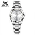 OPK Watch for Women Elegant Small Dial Korean Style Diamond Luminous Stainless Steel Relo 6002. 