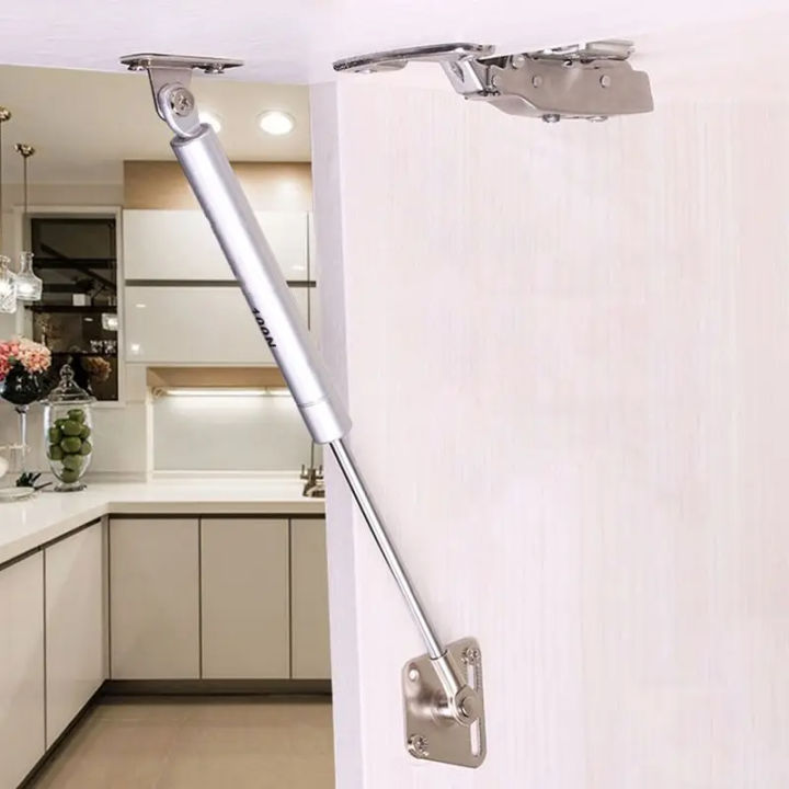 Hydraulic Gas Spring Lid Support Hinge Heavy Duty Lid Stay 100N/10kg with Soft Close Support Furniture Kitchen Cabinet Hinge