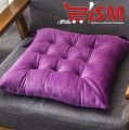 1 Piece - Original Velvet Square Shape Chair / Sofa Cushion with Filling. 