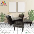 4 Seater Modern Tufted Puffy Sofa Set important Malai velvet 5 years guarantee Sale Available all colors customize. 