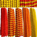 Long Strands Marigold Garland Vibrant 5 Feet Long 1.5m Length Artificial Garland Flower Garland for Wedding Decoration Pooja. 