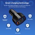 Fast charging- Ready Stock+COD QC 3.0 3 USB Car Charger Quick Charge 3.0 3-Ports Fast Charger For Car Phone Charging Adapter. 