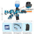 M416 Gel Blaster with silencer  65 meter range Electric Toy Gun - 10,000 Gel Balls (Assorted Colors). 