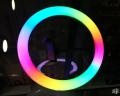 RGB LED Ring Light with Mobile Phone Holder 26cm (10 inch)– Adjustable Soft Light for Selfie, TikTok, YouTube, Makeup & Live Streaming. 