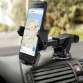 Long Neck One-Touch Car Mount: Universal Mobile Phone Holder for iPhone Samsung Huawei Xiaomi. 