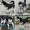 HamshMoc Dog Boots Breathable Dog Shoes Dog Booties with Reflective Straps Rugged Anti-Slip Sole Skid-Proof for Outdoor Running Hiking. 