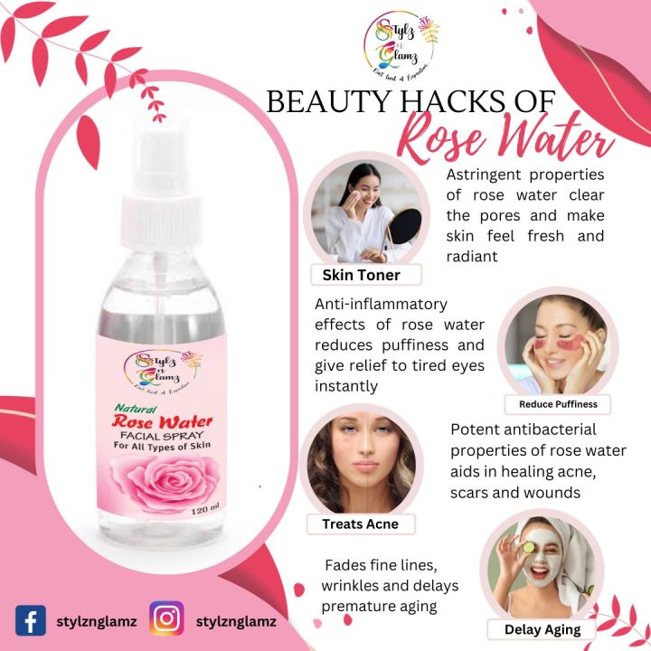 STYLZNGLAMZ%20Arq-e-Gulab%20(Rose%20Water)%20120ml%20Packing%20For%20Skin%20,Drinking%20&%20Also%20For%20Eyes%20-%20Image%204