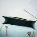 Stitching Women Shoulder Crossbody Bag Chain PU Leather Ladies Messenger Bag Encounter. 