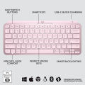Logitech MX Keys Mini Wireless Illuminated Keyboard- Rose. 