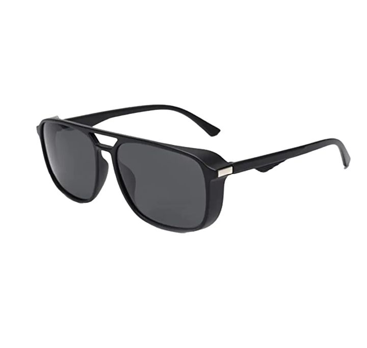 Sunglasses Square Frame with Side Retro Frame For Man & Woman