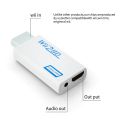 Wii To HDMI 1080P Upscaling Converter Adapter with 3.5mm Audio Output. A. 