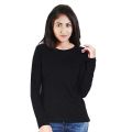 (Customized) BRANDED long sleeve shirts, long shirts for women, long t shirt, full sleeve t shirt, ladies shirt, ladies t shirt, t shirts for women, shirts for women, womens shirts, tops for women, high quality t shirts, ladies black shirt (Black). 