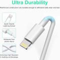 Felectrico USB-C to Lightning Cable -1m - Fast Charging and Data Sync Apple Cable for Apple iPhones , Apple Airpods, Apple iPads - White (Boost Charge Lightning to Type C Cable for iPhone, iPad, AirPods)- PD 20W Fast Charging iPhone Cable. 