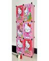 Hello Kitty Fiber Plastic Storage Cabinet & Wardrobe - Pink. 
