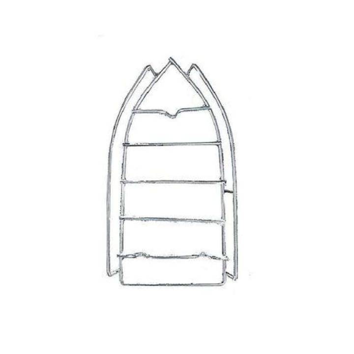 Hot Iron Stand Silver Iron Holder Iron Board Stainless Steel Hard Wire