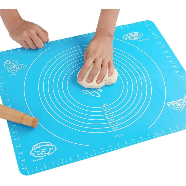Pastry Ma Silicone Pastry Mat for Pastry Rolling with Measurements, Thick Non ...