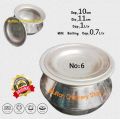 Silver Handi _Silver Pateeli_Silver Degchi with Lid (Small to Medium). 