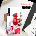 Tecno Spark 4 Cover Case - Love Soft Case Cover for Tecno Spark 4. 