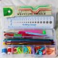 Basic Sewing Knitting Tools Set Aluminum Crochet Hooks Needles Set Stitches knitting Needles Craft Weave Accessories With Case. 