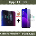 Oppo F11 Pro Glass Protector Tempered Glass Screen Protection Polish Glass + Back Camera 9H Gorilla Flexible Protector For Oppo F11 Pro. 