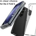 Samsung Galaxy Z Fold 5 Clear Case, [Anti-Yellow] Slim Fit Ultra-Thin Transparent Crystal Hard PC Protective Phone Case. 