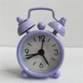 Home Decoration Electronic Cute Creative Small Digital Quartz Clock Round Mini Alarm Clock Table Clock. 