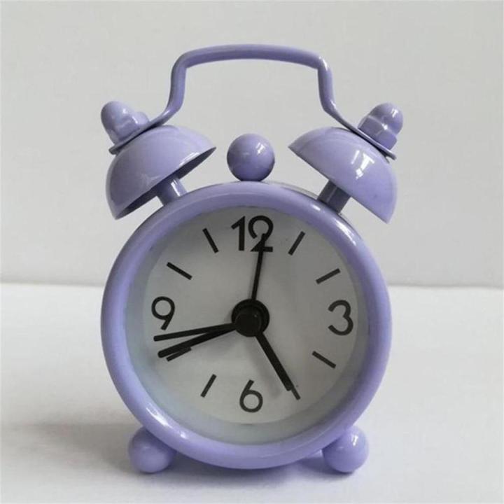 Home Decoration Electronic Cute Creative Small Digital Quartz Clock Round Mini Alarm Clock Table Clock