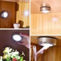 Multipurpose Portable 3 LED Battery Powered Stick Tap Touch Lamp Led Light ( Battery Not Included) 1Pcs. 