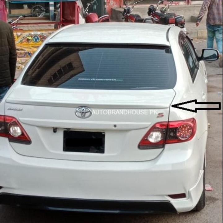 Toyota Corolla 2009-2014 Trunk Lip Spoiler (White)