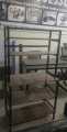 5-shelf Kitchen Bakers Rack with Hutch Industrial Microwave Oven Stand Free Standing Kitchen Utility Cart. 