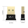 USB Bluetooth 5.1 Bluetooth Adapter Receiver 5.1 Bluetooth Dongle 5.1 Adapter for PC Laptop 5.1 BT Transmitter. 