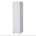 Tavish Single Door Wardrobe Armoire Closet with Hanging Storage, White Wood(BM Mart). 