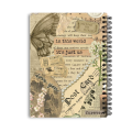 Mayfair Moments - Butterfly Vintage Spiral Notebook | A5 , A4 Sizes 200 pages | Aesthetic Girls Notebook | Butterfly Design Diary. 